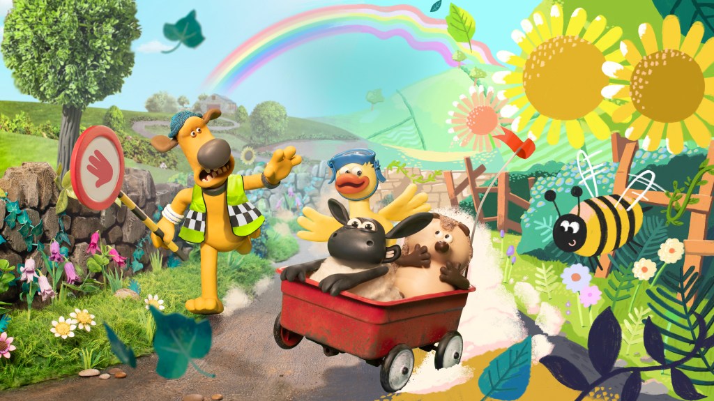Aardman fala sobre ardósia incluindo conjunto de fundo musgoso Vamos lá, Timmy!, Annecy