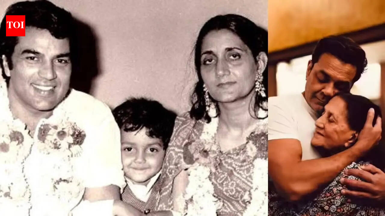 Bobby Deol diz que sua mãe, Prakash Kaur, não deixou a fama e a glória de Dharmendra chegar até ela, ela foi simples: ‘A mãe desempenha um grande papel na forma como as crianças são’ | Notícias de filmes em hindi