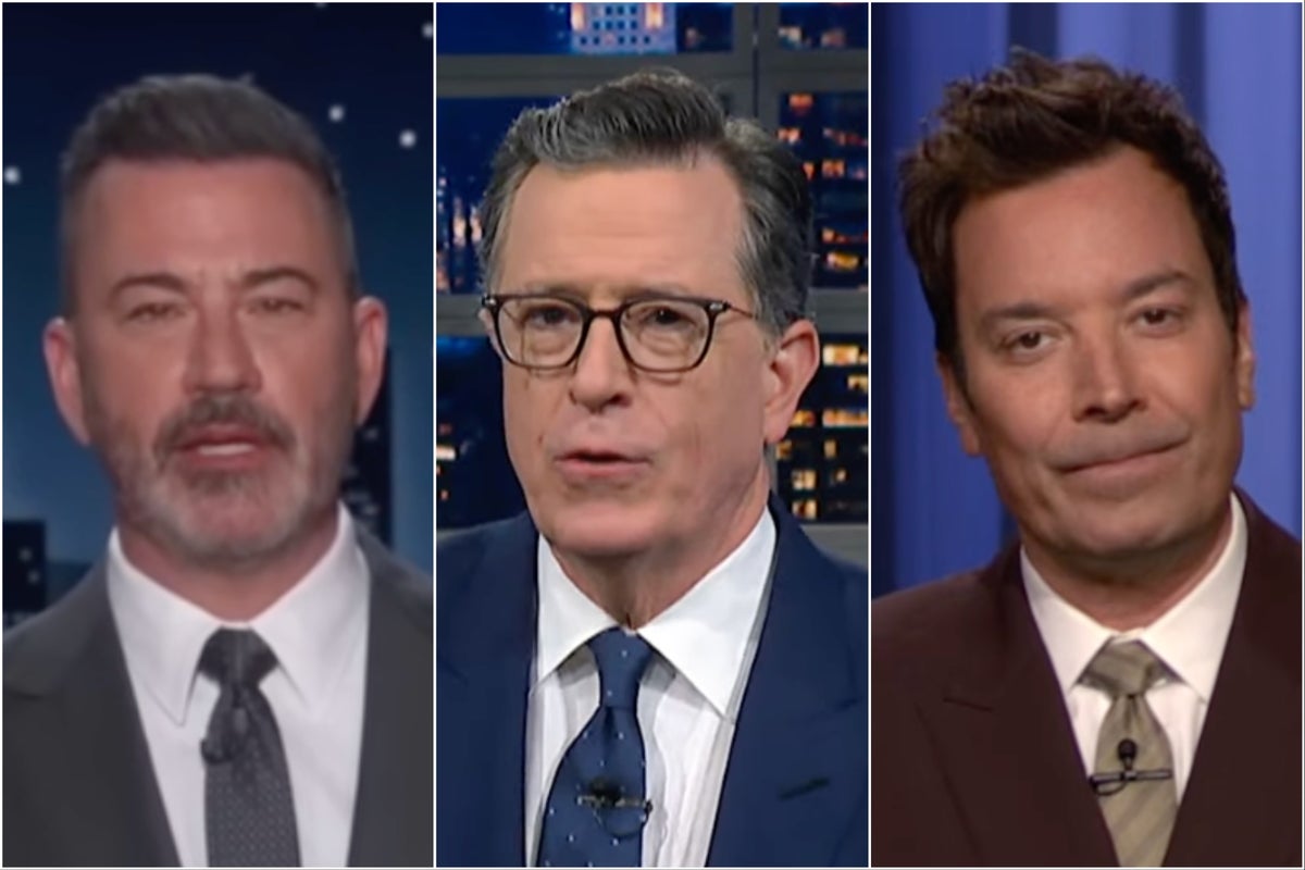CBS dá aos rivais uma vitória fácil enquanto Kimmel e Fallon conquistam espectadores de Colbert