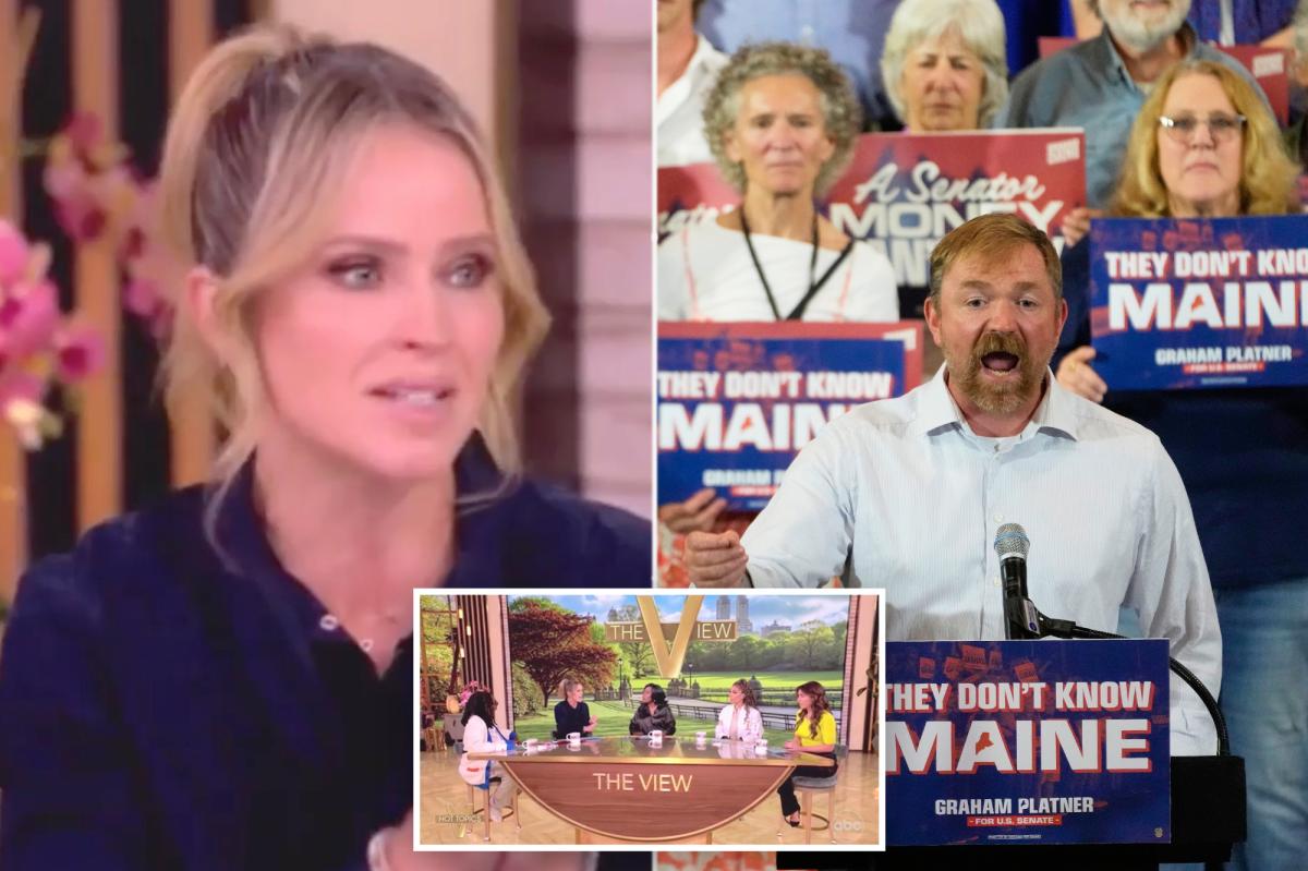 Co-apresentadores de 'The View' lutam por Graham Platner depois que Dem, atormentado por escândalos, vence as primárias do Maine