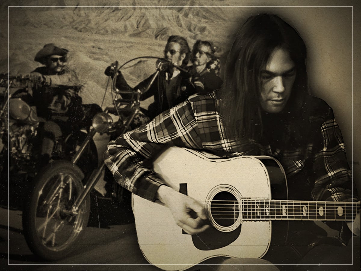 Como 'Easy Rider' inspirou o álbum mais esquecido de Neil Young de 1970