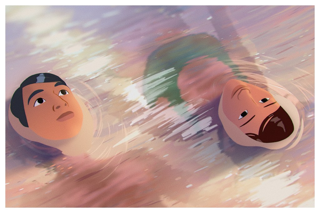Crítica de 'In Waves': História de amor de surf animada Stephanie Hsu, Will Sharpe