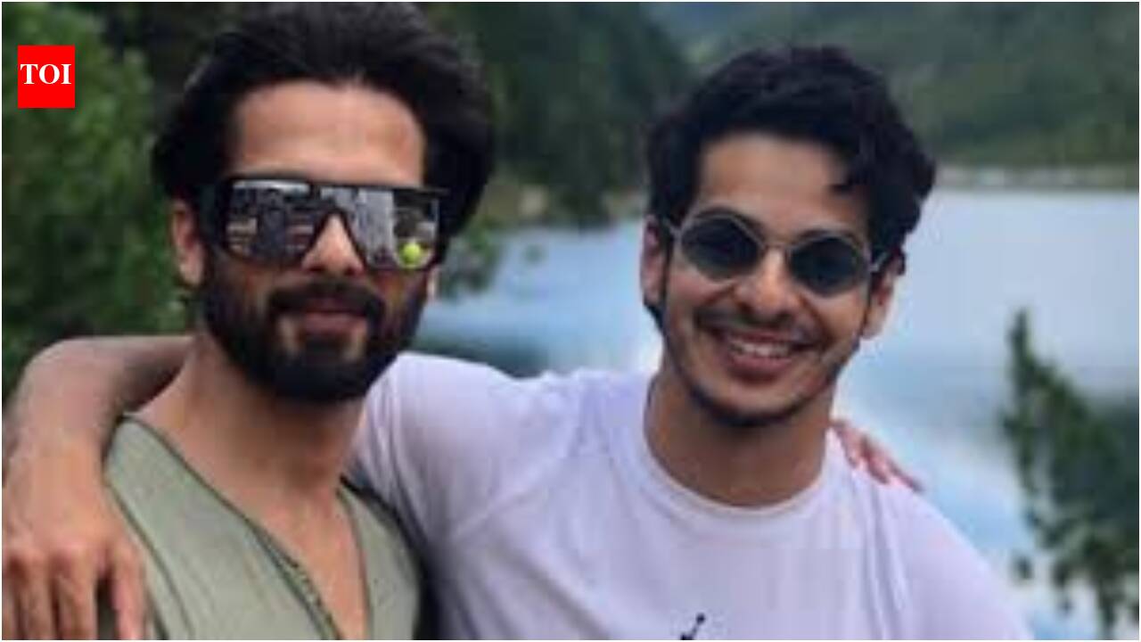 Ishaan Khatter: 'Ele trocou minhas fraldas, então cada discussão termina com' Eu sou mais velho que você ': Ishaan Khatter fala sobre sua diferença de idade de 15 anos com a estrela de 'Cocktail 2' Shahid Kapoor | Notícias de filmes em hindi