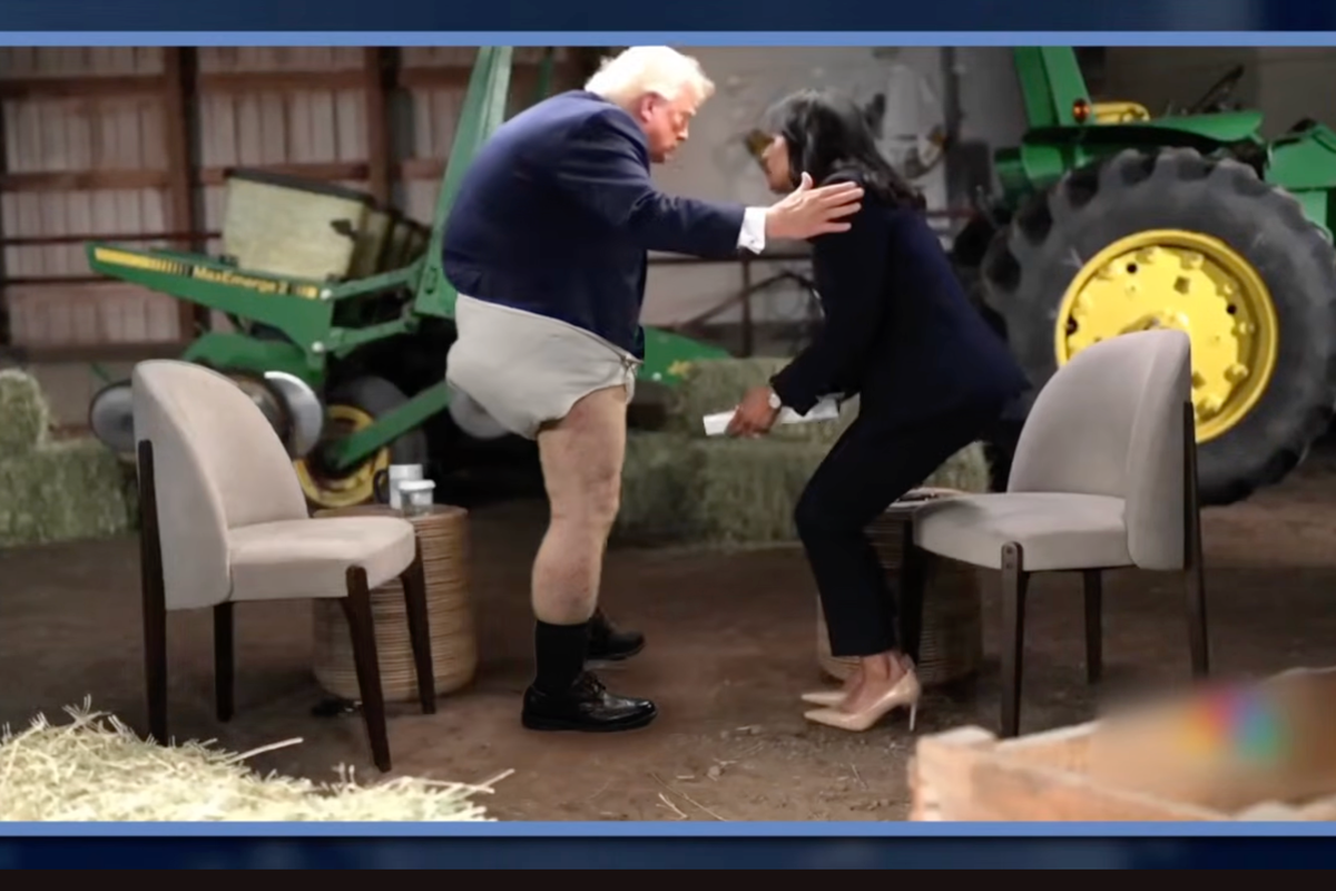 Jimmy Kimmel zomba da saída de Trump da entrevista com imagem de fralda de IA: 'Trumper tantrum'