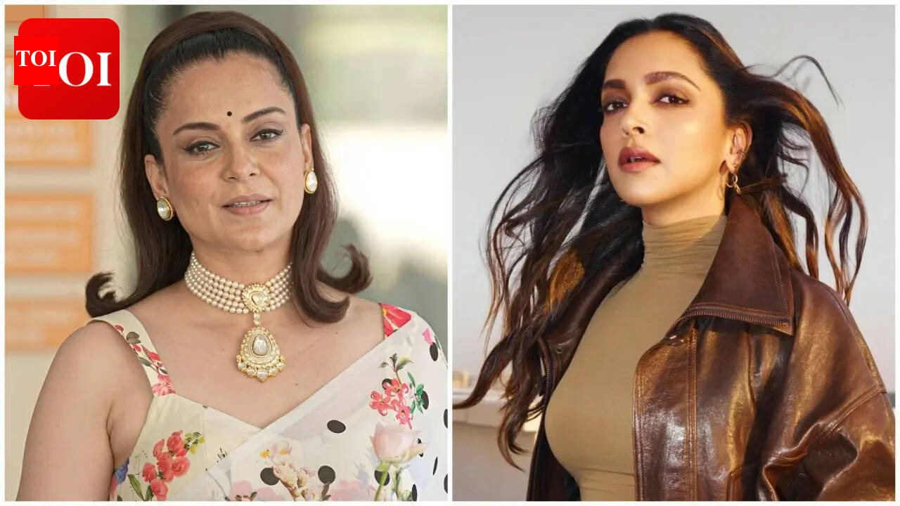 Kangana Ranaut dá uma rara mensagem a Deepika Padukone criticando a cultura de insegurança de Bollywood: ‘Muita negatividade’ | Notícias de filmes em hindi