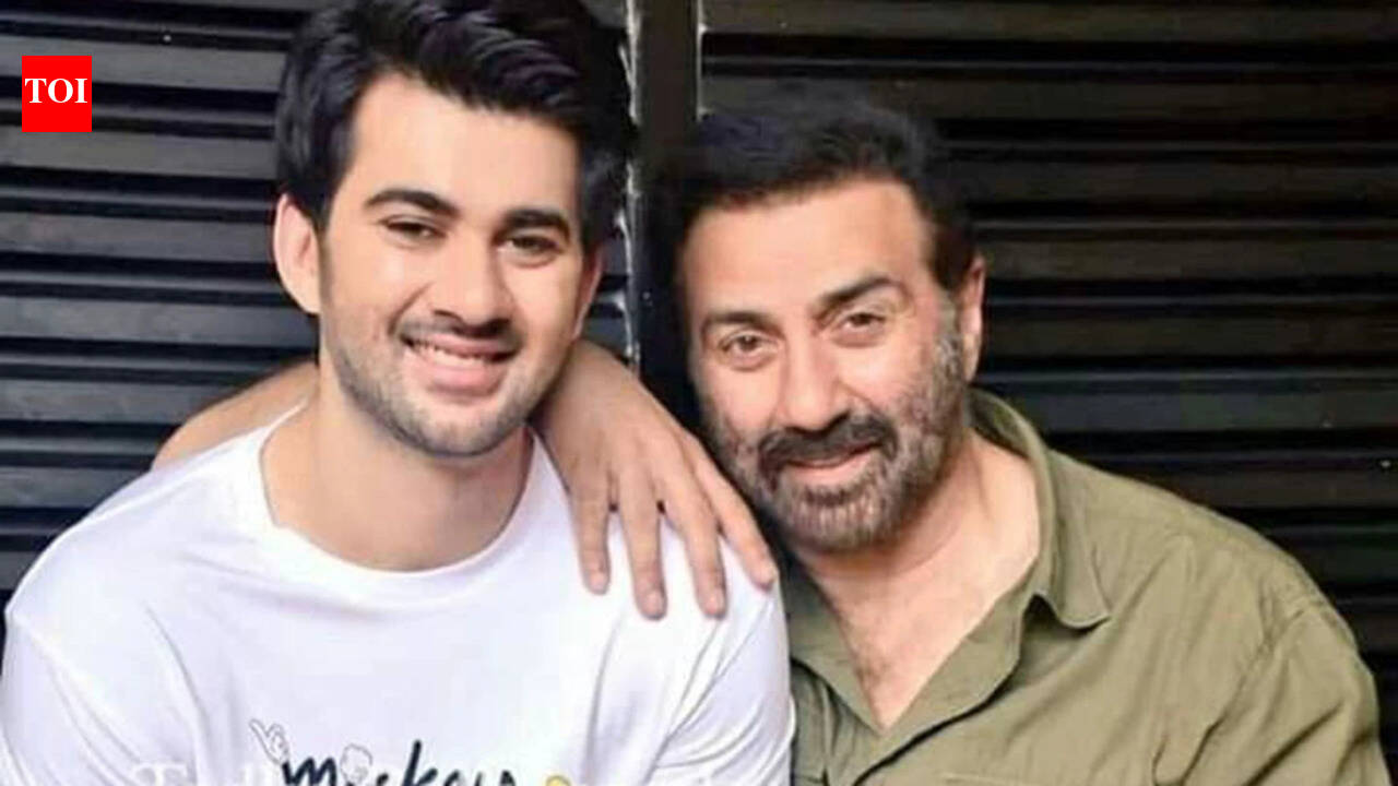 Karan Deol: 'Meu primeiro herói': Karan Deol fica emocionado ao compartilhar espaço na tela com Sunny Deol em 'Batwara 1947', escreve uma homenagem sincera no Dia dos Pais | Notícias de filmes em hindi