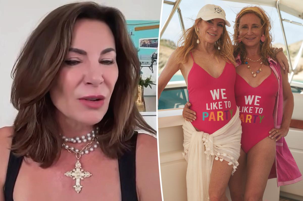 Luann de Lesseps dá sombra a Sonja Morgan e Ramona Singer para 'ganhar dinheiro' Bethenny Frankel spon-con