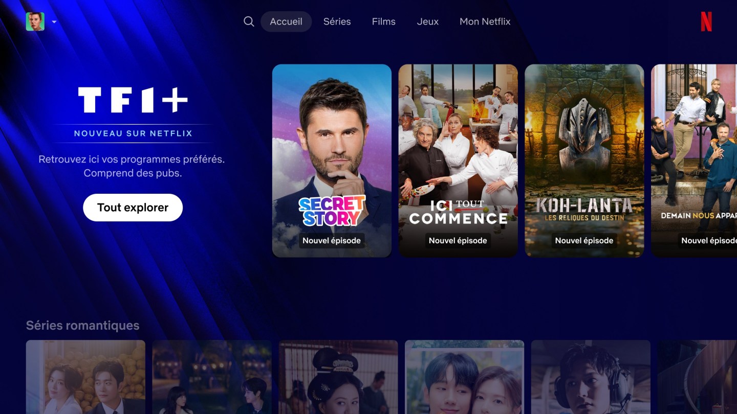 Netflix França, acordo de conteúdo TF1 entra em operação em estratégia de agregação