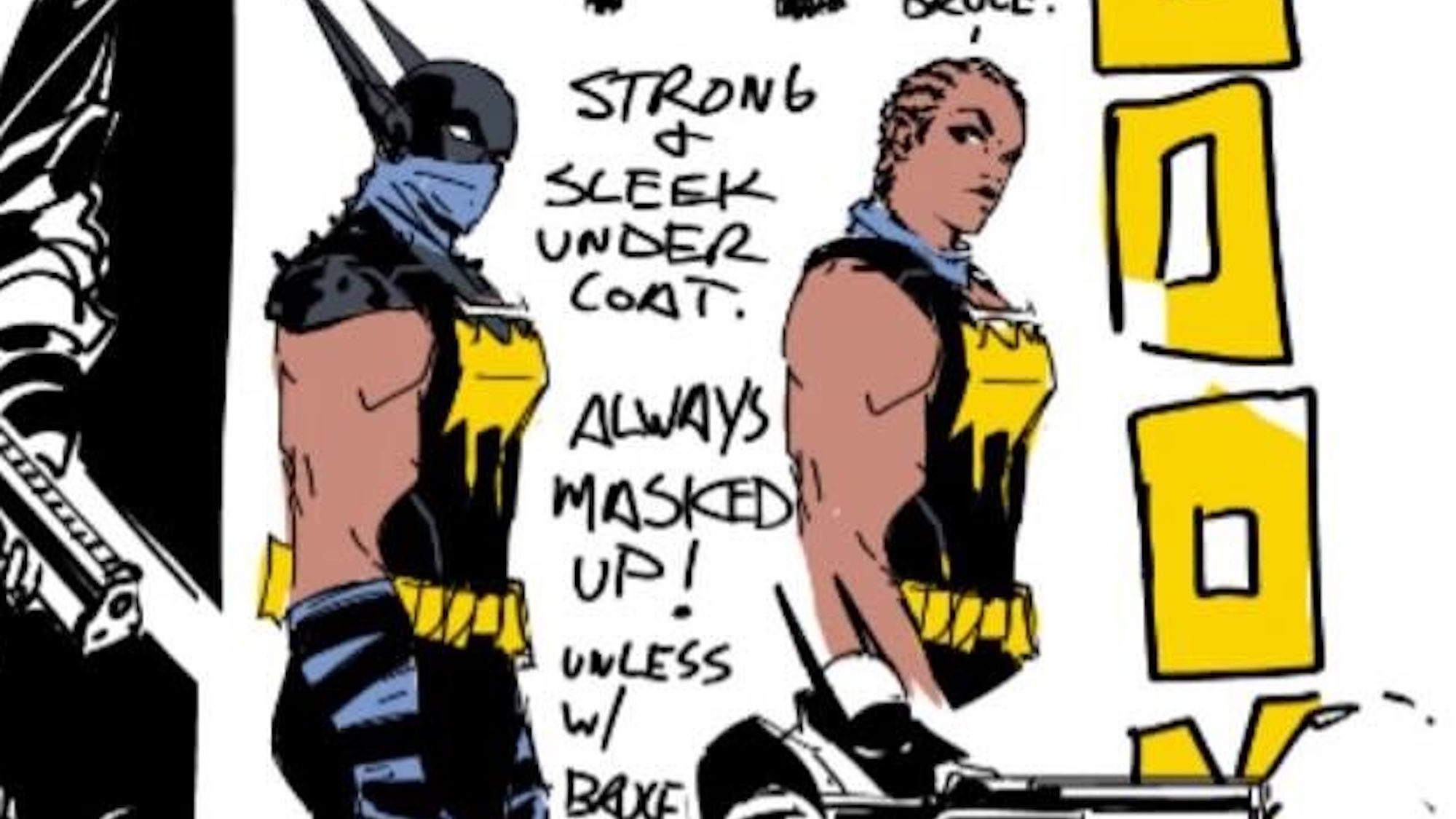 Nossa primeira olhada sob o casaco: Barbara Gordon como o morcego absoluto