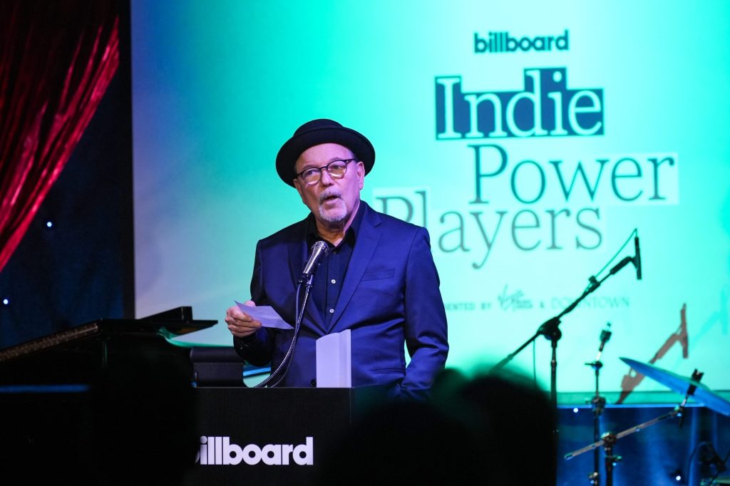 Ruben Blades recebe prêmio Icon no 2026 Indie Power Players: discurso