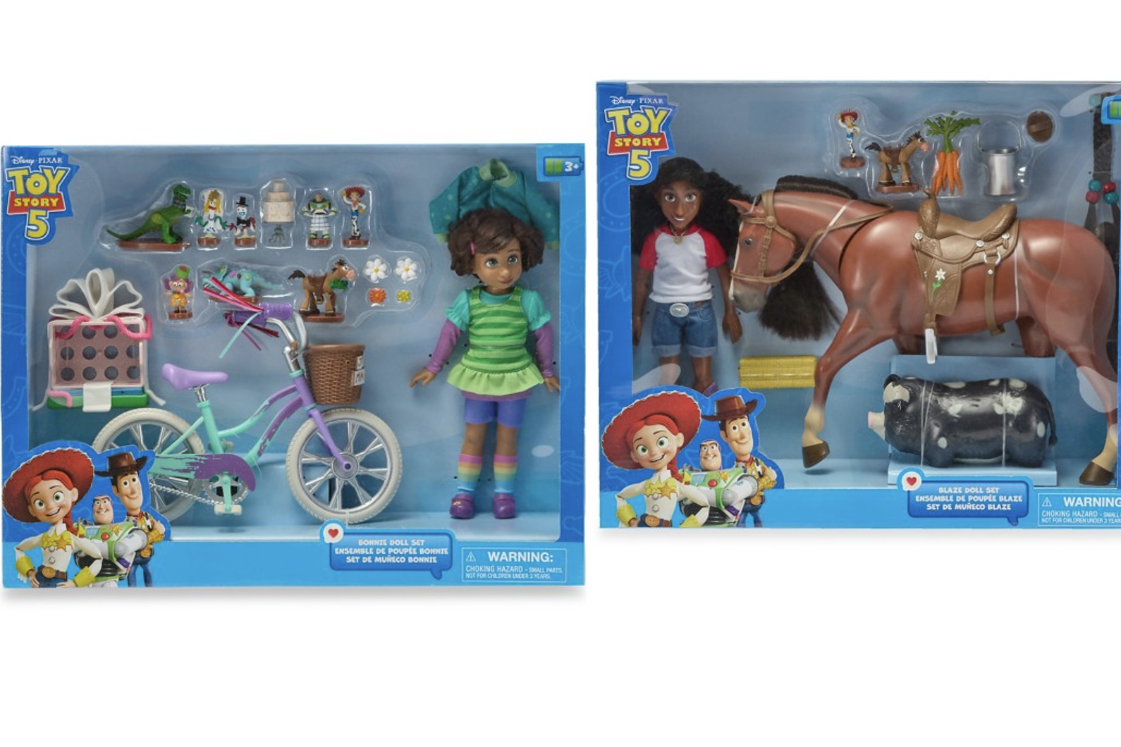 'Toy Story 5' Bonnie e Blaze Doll estreiam na Disney Store